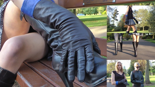 girls-in-leather-boots and-gloves-walking